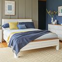 Hove Natural Oak and Painted Double Bed