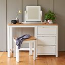 Hove Natural Oak and Painted Dressing Table