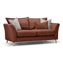 Hoxley 3 Seater Sofa in Leo Rust fabric