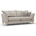 Hoxley 4 Seater Sofa in Leo Biscuit fabric