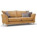 Hoxley 4 Seater Sofa in Leo Mustard fabric