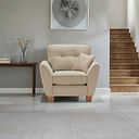 Inca Armchair in Christy Collection Beige Fabric