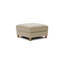 Inca Corner Chaise Large Storage Footstool in Christy Collection Beige Fabric