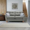 Inca 2 Seater Sofa in Christy Collection Grey Fabric