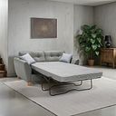 Inca 2 Seater Sofa Bed in Christy Collection Grey Fabric