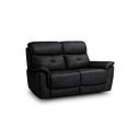 Iver 2 Seater Sofa in Odyssey Black Leather