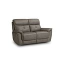 Iver 2 Seater Sofa in Odyssey Dark Grey Leather