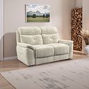 Iver 2 Seater Sofa in Plush Beige Fabric