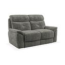 Iver 2 Seater Sofa in Plush Charcoal Fabric