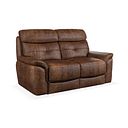 Iver 2 Seater Sofa in Ranch Dark Brown Fabric