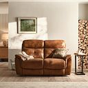 Iver 2 Seater Sofa in Virgo Cognac Leather