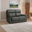 Iver 2 Seater Sofa in Virgo Lead Leather