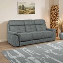 Iver 3 Seater Sofa in Miller Grey Fabric