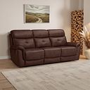 Iver 3 Seater Sofa in Odyssey Tan Leather