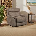 Iver Armchair in Miller Earth Brown Fabric