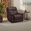 Iver Armchair in Odyssey Two Tone Brown Leather