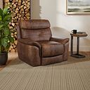 Iver Armchair in Ranch Dark Brown Fabric