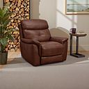 Iver Armchair in Virgo Chestnut Leather
