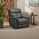 Iver Armchair in Virgo Lead Leather