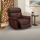 Iver Electric Recliner Armchair in Odyssey Tan Leather