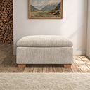 Iver Storage Footstool in Jetta Beige Fabric