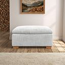 Iver Storage Footstool in Keswick Dove Grey Fabric