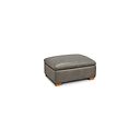 Iver Storage Footstool in Odyssey Dark Grey Leather