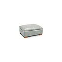 Iver Storage Footstool in Odyssey Light Grey Leather