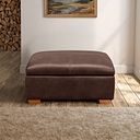 Iver Storage Footstool in Odyssey Tan Leather