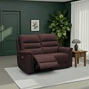 Jarrod 2 Seater Electric Recliner in Chestnut Leather