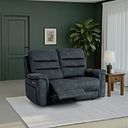Jarrod 2 Seater Electric Recliner in Dexter Shadow Fabric