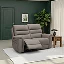Jarrod 2 Seater Electric Recliner in Oyster Leather