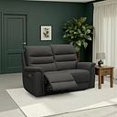 Jarrod 2 Seater Electric Recliner in Storm Leather