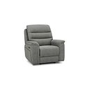 Jarrod Power Recliner Armchair with Adjustable Power Headrest and Lumbar Support in Darwin Mushroom Fabric
