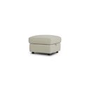 Jarrod Storage Footstool in Bone China Leather