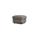 Jarrod Storage Footstool in Oyster Leather