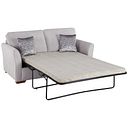 Jasmine 3 Seater Sofa Bed with Standard Mattress in Campo Silver with Khalifa Steel Scatters