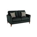 Jasmine 2 Seater Sofa in Orkney Fabric - Forest with Newton Forest Scatters