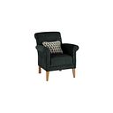 Jasmine Accent Chair in Orkney Forest with Newton Forest Bolster
