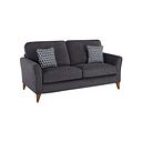 Jasmine 3 Seater Sofa in Orkney Fabric - Graphite with Newton Ocean Scatters