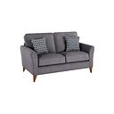Jasmine 2 Seater Sofa in Orkney Fabric - Grey with Newton Ocean Scatters
