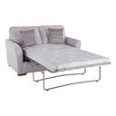 Jasmine 2 Seater Sofa Bed with Deluxe Mattress in Orkney Natural with Newton Coral Scatters