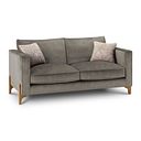 Jude 3 Seater Sofa in Duke Cedar Fabric with Oak Feet