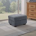 Juno Storage Footstool in Amigo Coal Fabric