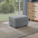 Juno Storage Footstool in Amigo Granite Fabric