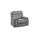 Leo Recliner Armchair in Maldives Dark Grey Fabric