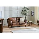 Lucca 2 Seater Sofa in Houston Whiskey Leather