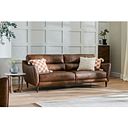 Lucca 4 Seater Sofa in Houston Whiskey Leather