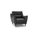 Lucca Armchair in Apollo Grey Leather