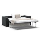 Malvern 2 Seater Sofa Bed in Charcoal fabric